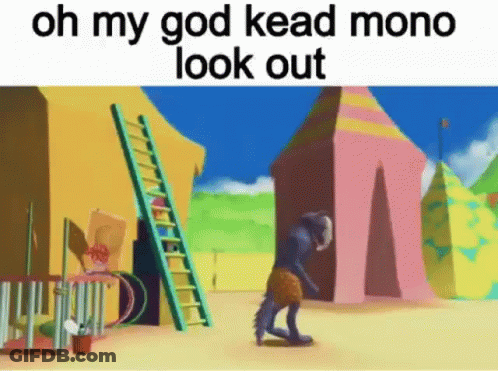 Cartoon Character Saying Oh My God Kead Mono GIF