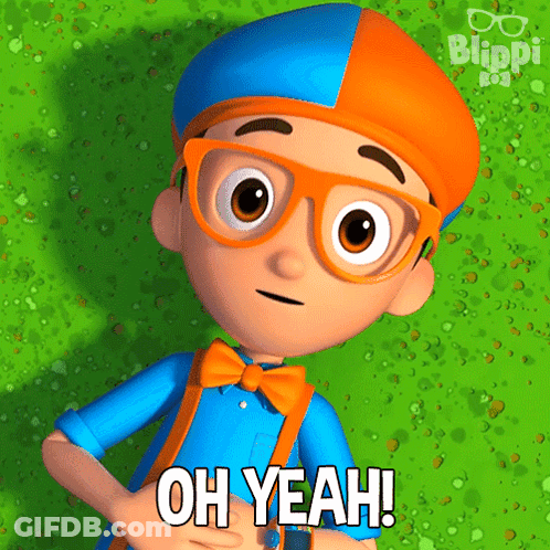 Cartoon Character Saying Oh Yeah GIF