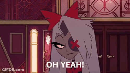 Cartoon Character Saying Oh Yeah In Doorway GIF