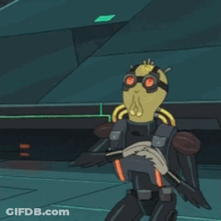 Cartoon Character Saying Ohh Boy Here We Gomit Again GIF