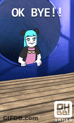 Cartoon Character Saying Ok Bye GIF