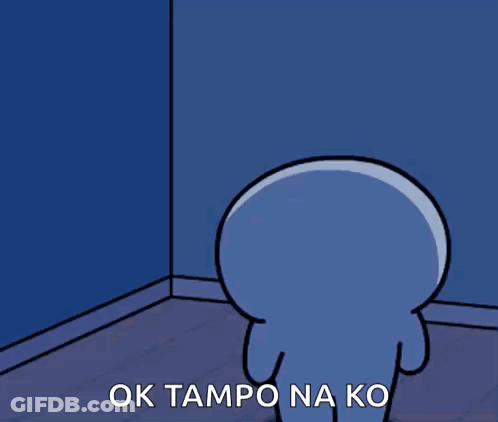 Cartoon Character Saying Ok Tampo Na Ko GIF