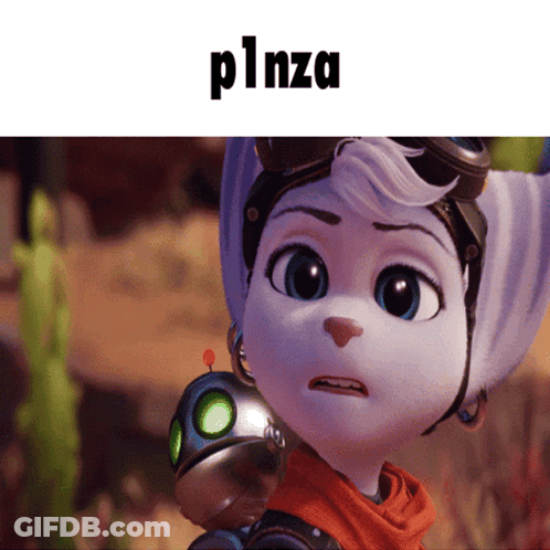 Cartoon Character Saying P1nza GIF