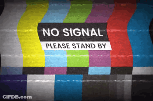 Cartoon Character Saying Panic In Static Out-Manic In Front Of Red Star GIF