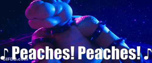 Cartoon Character Saying Peaches Peaches GIF