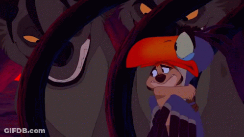 Cartoon Character Saying Please Don't Eat Me GIF