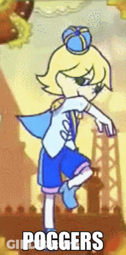 Cartoon Character Saying Poggers GIF