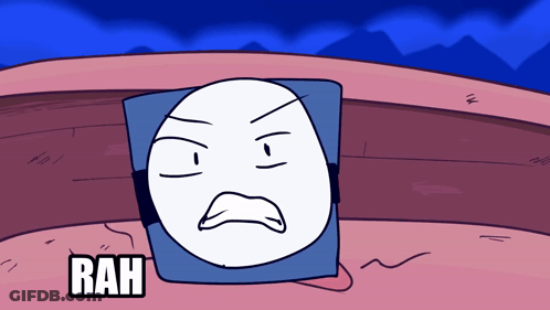 Cartoon Character Saying Rah GIF