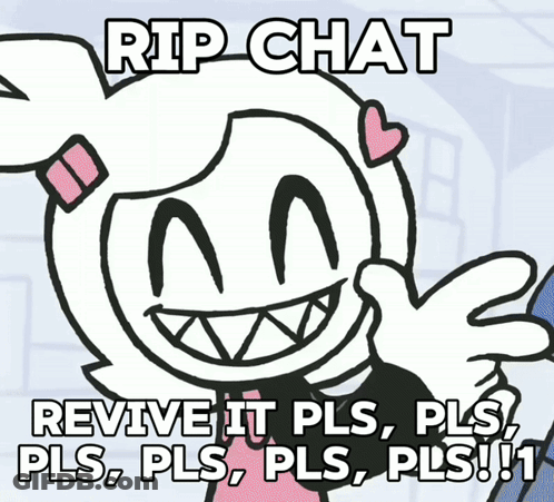 Cartoon Character Saying RIP Chat GIF