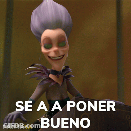 Cartoon Character Saying Se A A Poner Bueno GIF