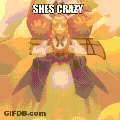 Cartoon Character Saying She's Crazy GIF
