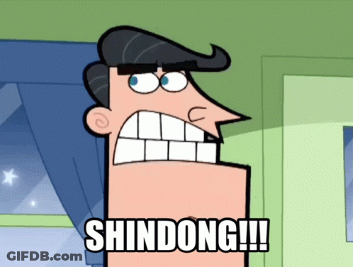 Cartoon Character Saying Shindong GIF
