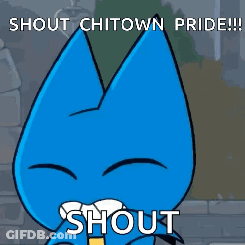 Cartoon Character Saying Shout Chitown Pride GIF