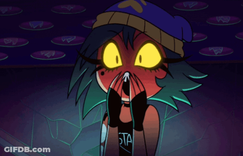 Cartoon Character Saying Stay GIF