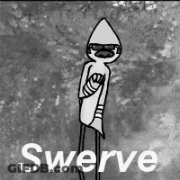 Cartoon Character Saying Swerve GIF