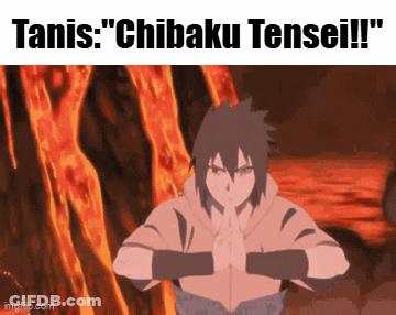 Cartoon Character Saying Tanis Chibaku Tensei GIF