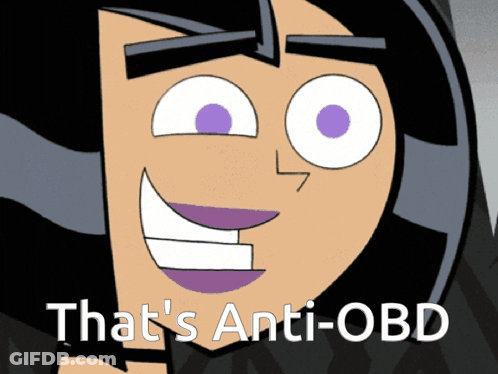 Cartoon Character Saying That's Anti-OBD GIF