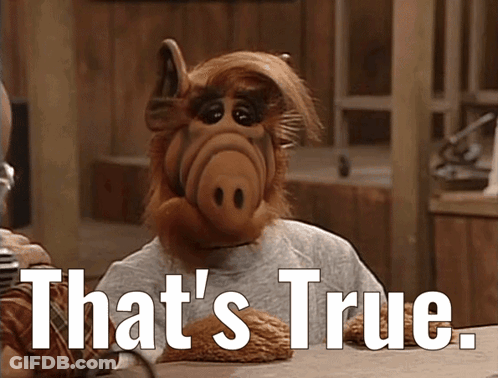 Cartoon Character Saying That's True GIF