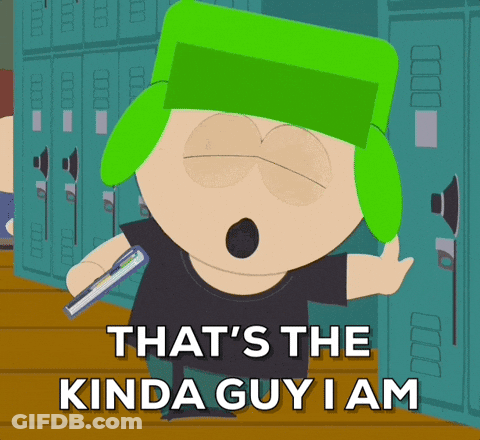 Cartoon Character Saying Thats The Kind Of Guy I Am GIF