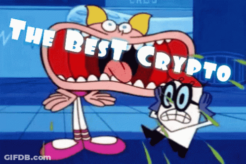 Cartoon Character Saying The Best Crypto GIF