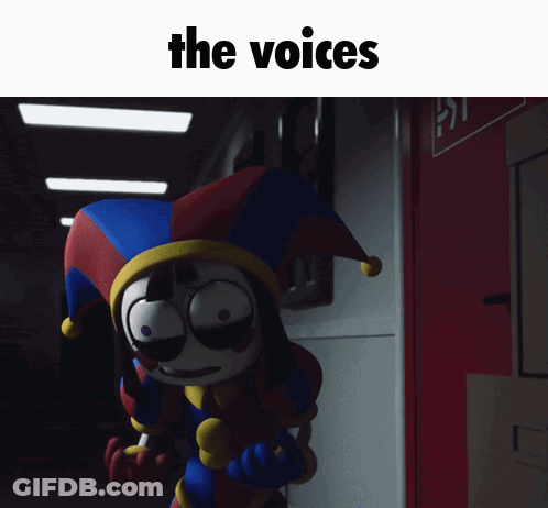 Cartoon Character Saying The Voices GIF