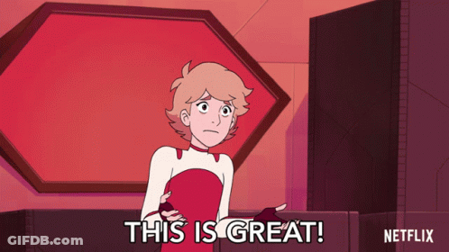 Cartoon Character Saying This Is Great GIF