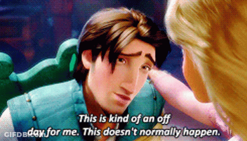 Cartoon Character Saying This Is Kind Of An Off Day For Me GIF