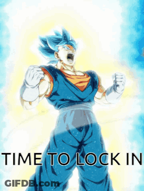 Cartoon Character Saying Time To Lock In GIF