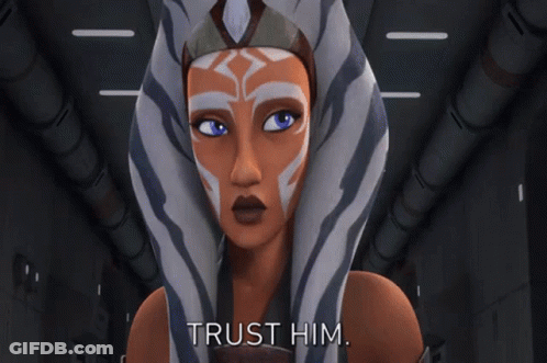 Cartoon Character Saying Trust Him With Turban GIF