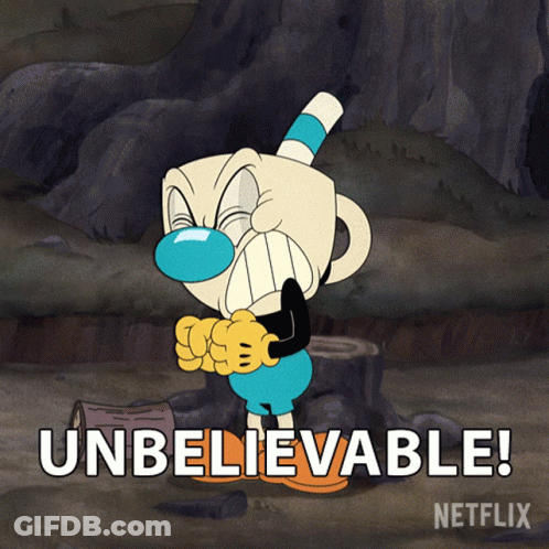 Cartoon Character Saying Unbelievable Netflix Advertisement GIF