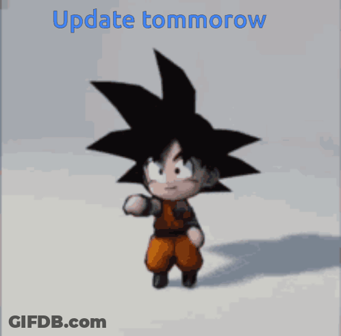Cartoon Character Saying Update Tomorrow GIF