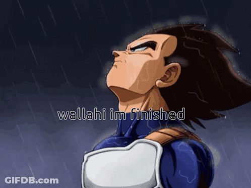 Cartoon Character Saying Wallahi Im Finished GIF