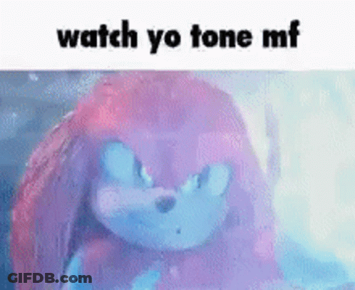 Cartoon Character Saying Watch Yo Tone Mf GIF