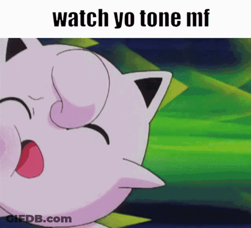 Cartoon Character Saying Watch Yo Tone Mf GIF