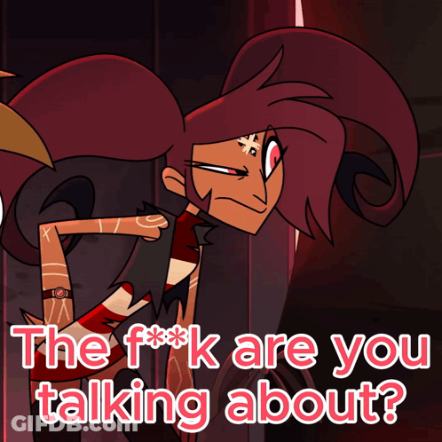 Cartoon Character Saying What Are You Talking About GIF