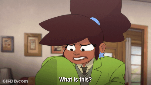 Cartoon Character Saying What Is This GIF