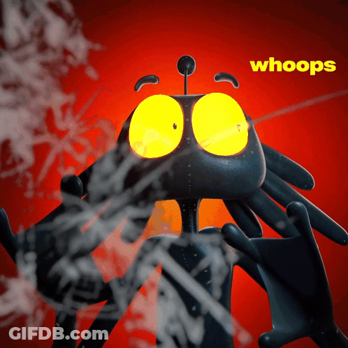 Cartoon Character Saying Whoops GIF