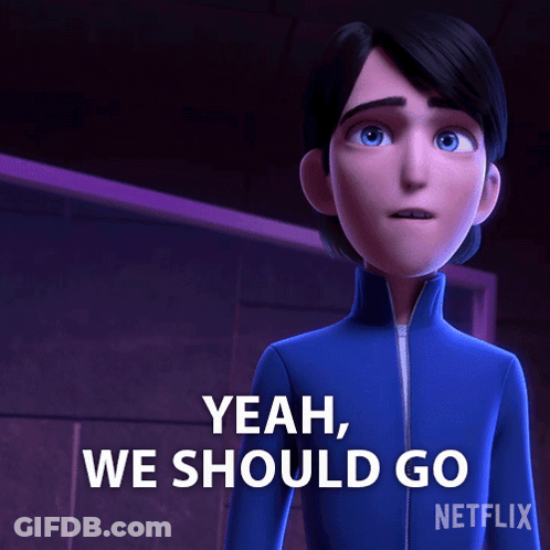 Cartoon Character Saying Yeah We Should Go Netflix GIF
