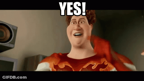 Cartoon Character Saying Yes GIF