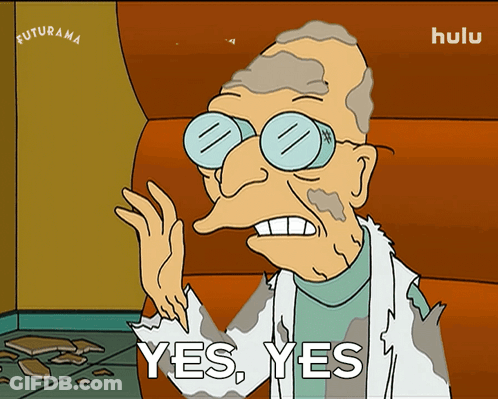 Cartoon Character Saying Yes Yes GIF