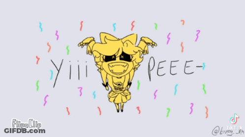 Cartoon Character Saying Yiiii Peee GIF
