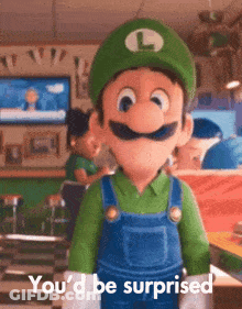 Cartoon Character Saying You'd Be Surprised GIF