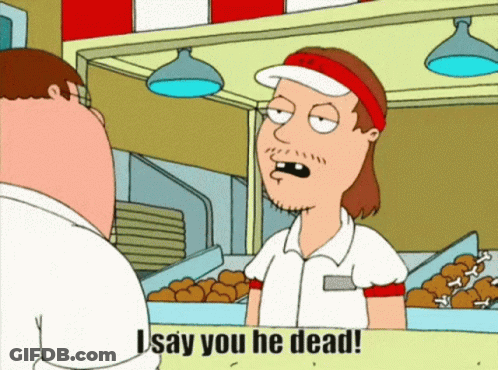 Cartoon Character Saying You Dead GIF