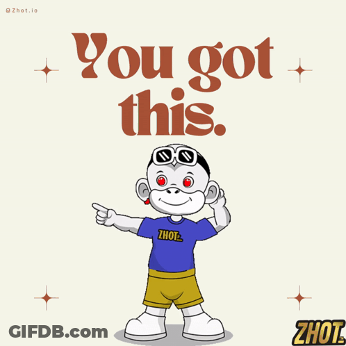 Cartoon Character Saying You Got This GIF
