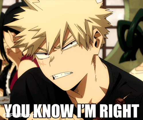 Cartoon Character Saying You Know I'm Right GIF
