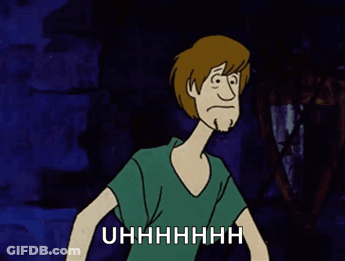 Cartoon Character Saying Zoinks Uhhhhhhh GIF