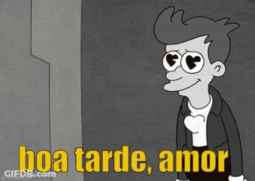 Cartoon Character Says Boa Tarde Amor In Yellow GIF