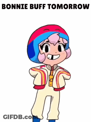 Cartoon Character Says Bonnie Buff Tomorrow In Store GIF