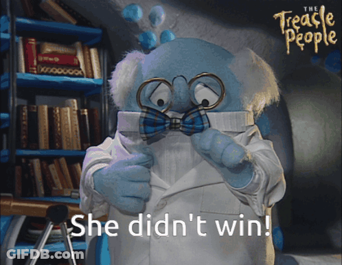 Cartoon Character Says Didn T Win GIF