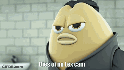 Cartoon Character Says Dies Of No Lex Cam GIF